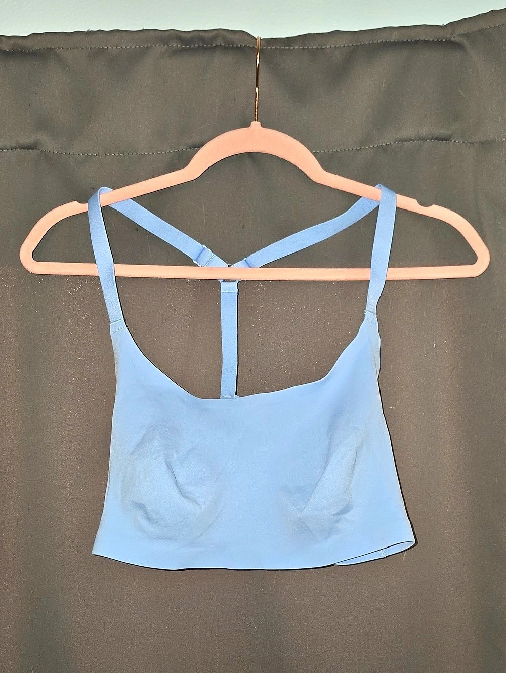 Auden Blue Crop Athletic Top XL
